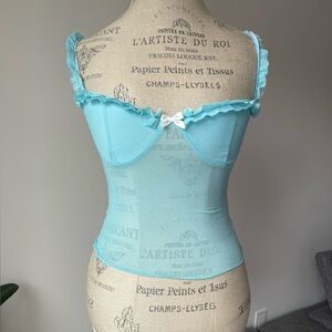 Elegant Blue Camisole Top